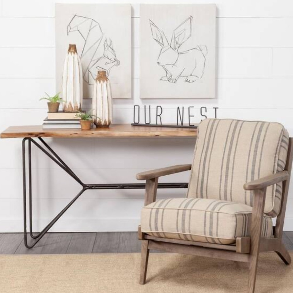 Black Metal 'Our Nest' Wall Decor